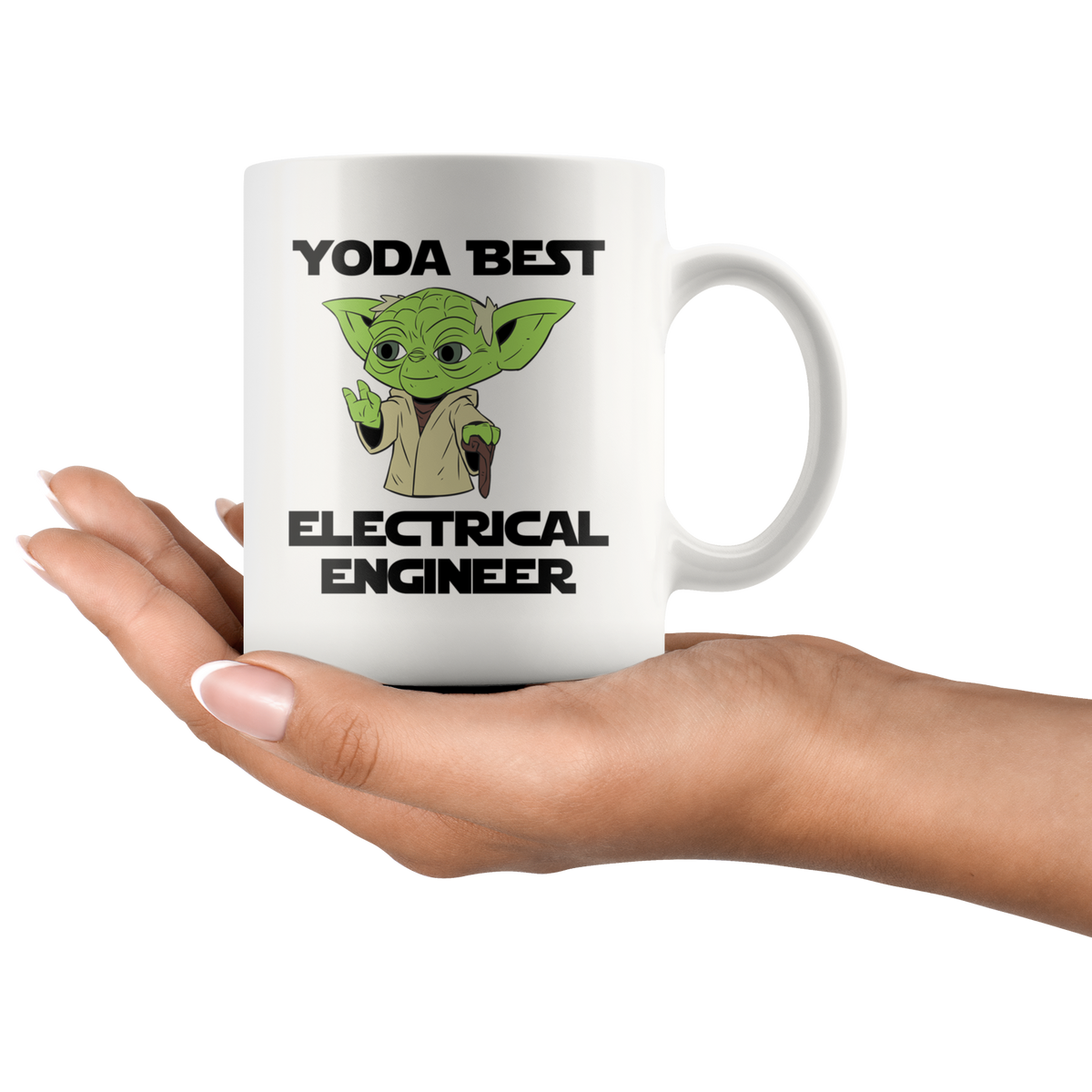 Electrician Gifts - Yoda Best Electrician Mug, Best Electric
