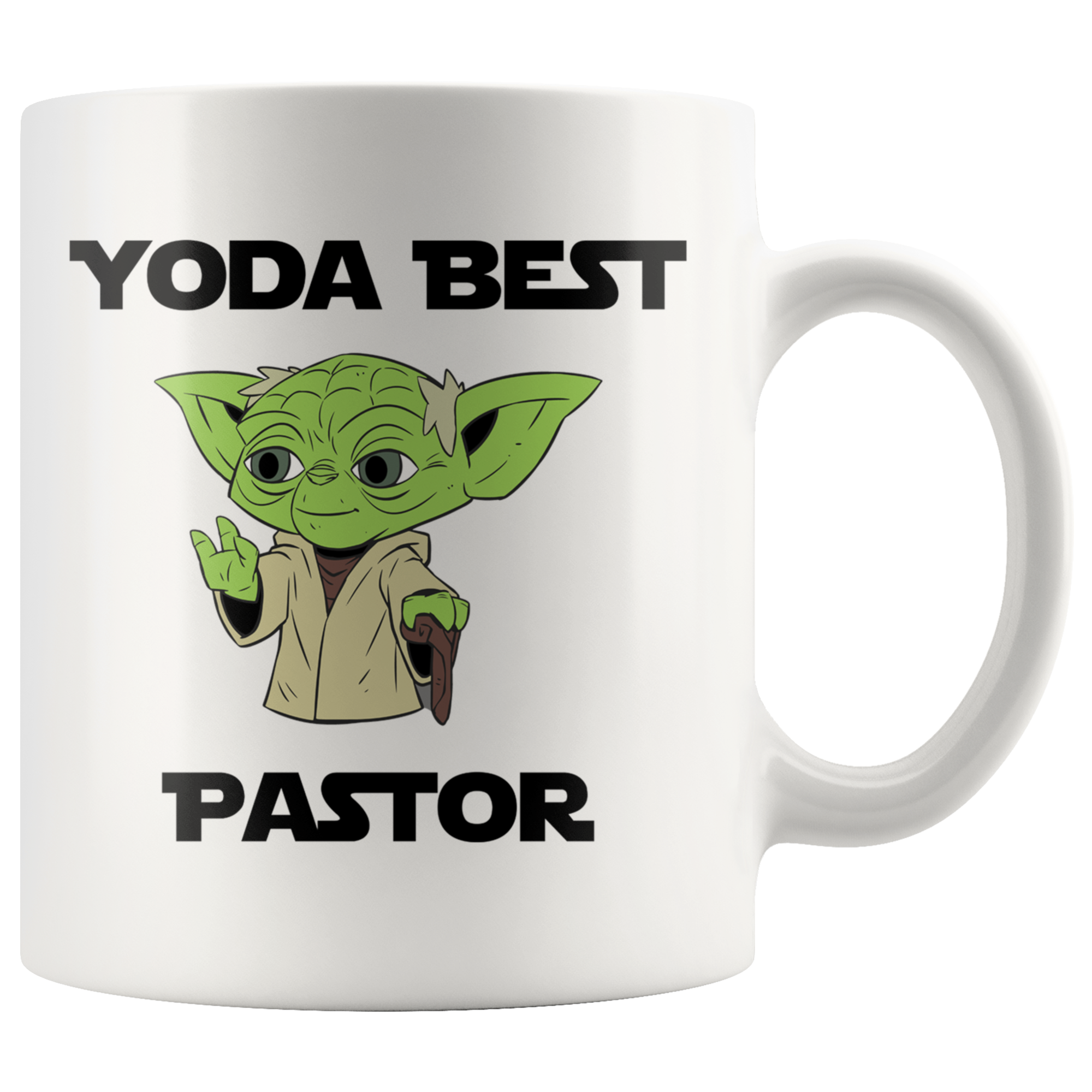 Yoda Best Pastor 11oz Coffee Mug - TL