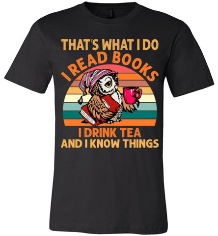 I Read Books I Drink Tea T-shirt V1 - TS