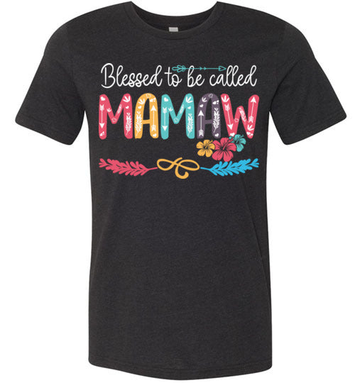 Blessed To Called Mamaw T-shirt - V1 - TS