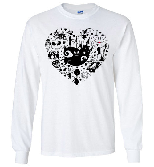 Nightmare Heart Long Sleeve T-shirt - 00008 TS