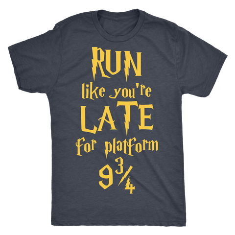 Run Like You're Late For Platform 9 3/4 Triblend Unisex T-shirt