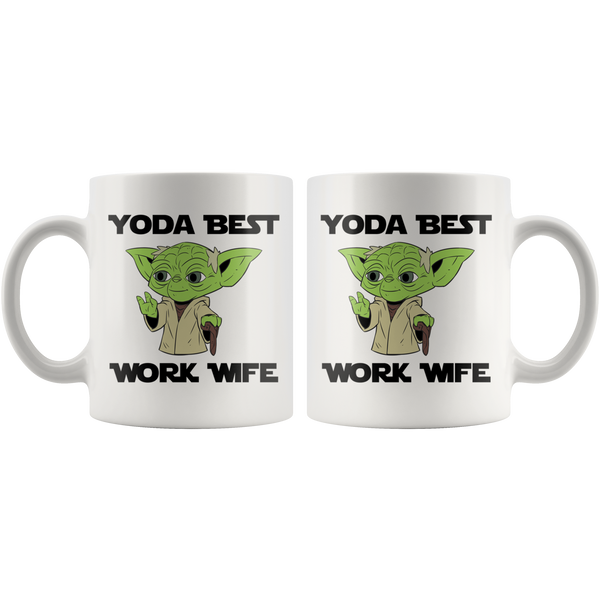 Yoda Best Work Wife 11oz Coffee Mug - TL