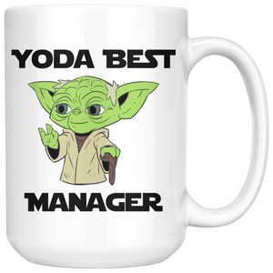 Yoda Best Manager 15oz Mug - TL