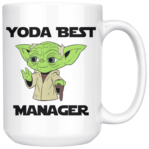 Yoda Best Manager 15oz Mug - TL
