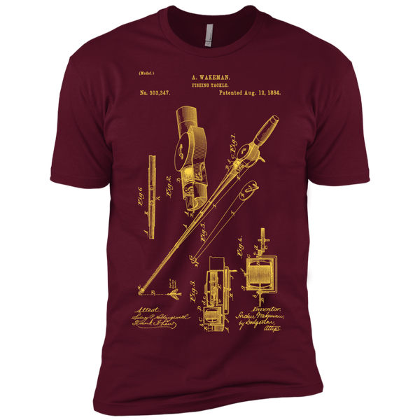 Fishing Tackle Patent 1884 Premium Short Sleeve T-Shirt