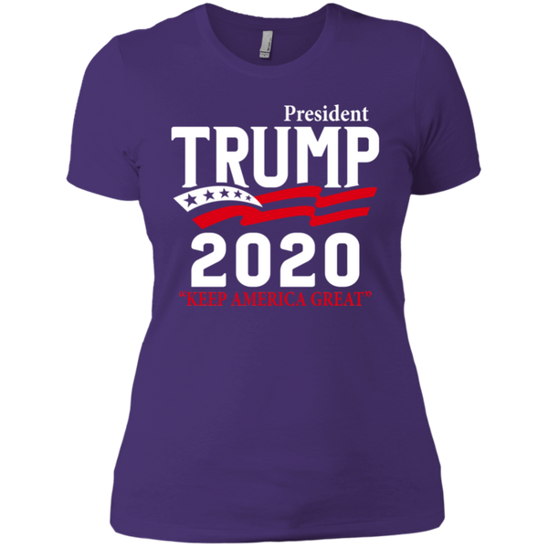 President Trump 2020 Ladies' Boyfriend T-Shirt