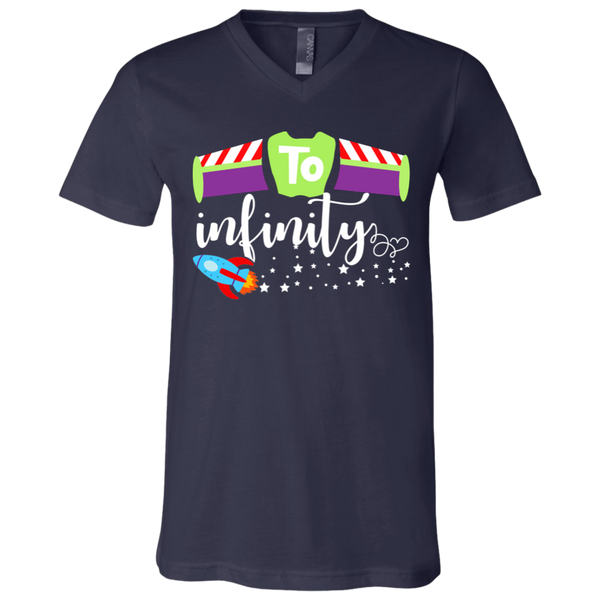 To Infinity - byPhuc 3005 Unisex Jersey SS V-Neck T-Shirt