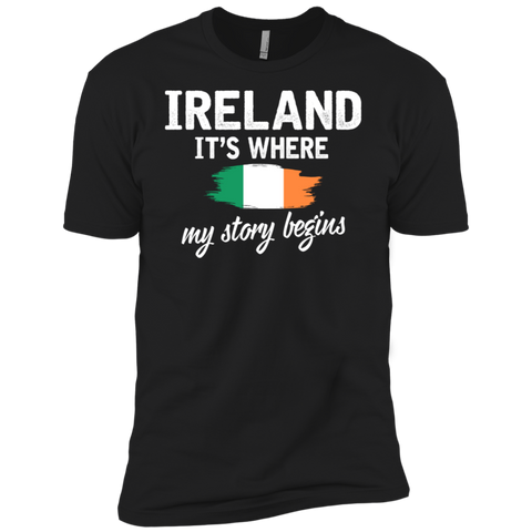 Ireland It's Where My Story Begins Premium Short Sleeve T-Shirt