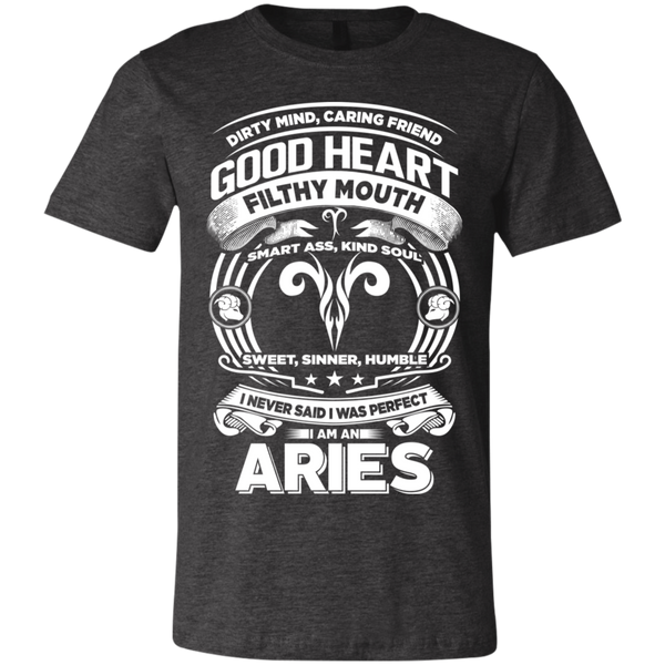 Good Heart Aries Zodiac Unisex Jersey Short-Sleeve T-Shirt