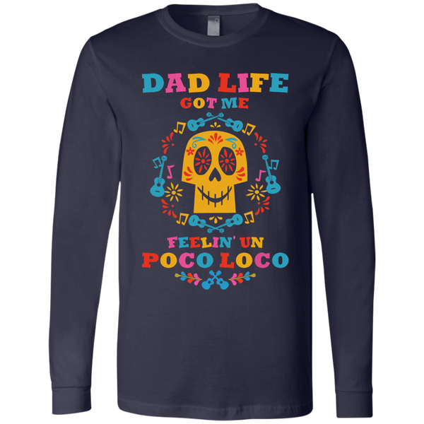 Dad Life Loco Men's Jersey LS T-Shirt