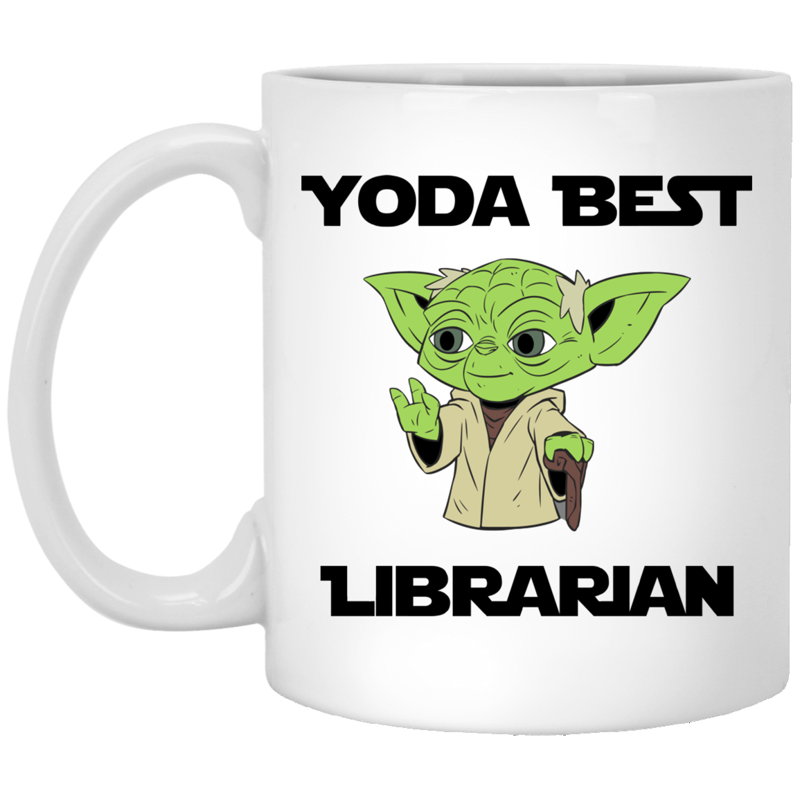 Yoda Best Librarian Mug