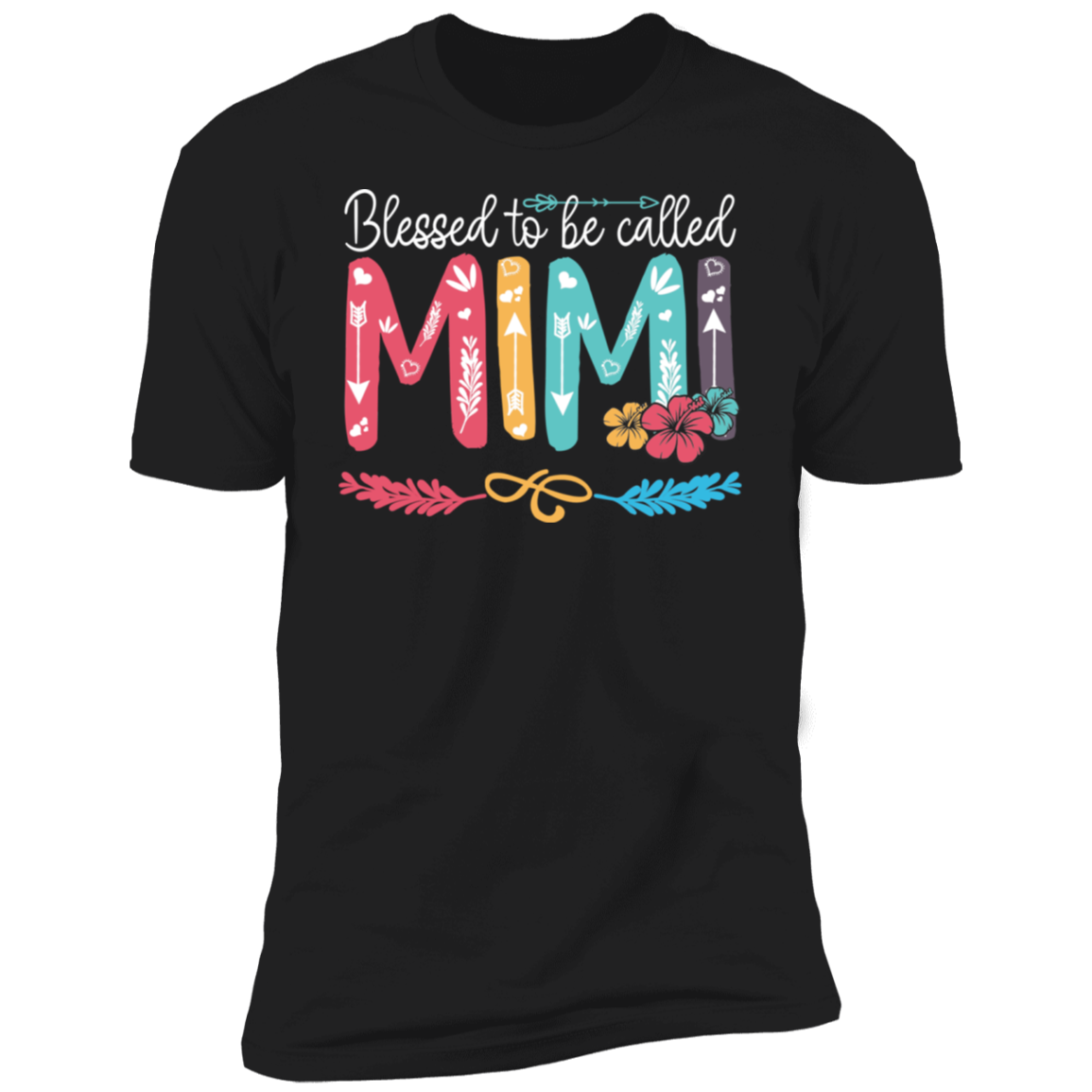 Blessed To Be Called Mimi V1 Premium Short Sleeve T-Shirt