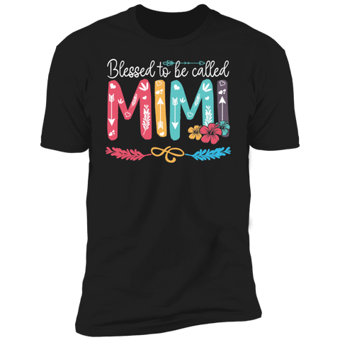 Blessed To Be Called Mimi V1 Premium Short Sleeve T-Shirt