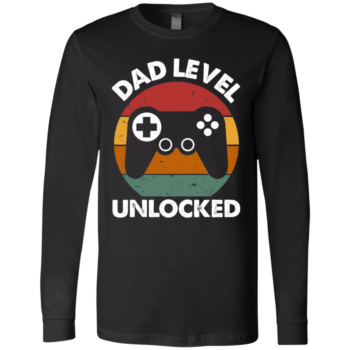 Dad Level Unlocked Jersey LS T-Shirt