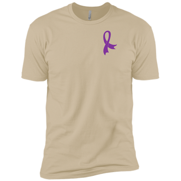 Epilepsy Awareness with American Flag Premium Short Sleeve T-Shirt