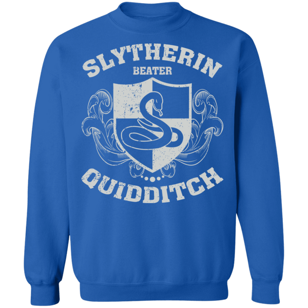 Slytherin Beater Crewneck Pullover Sweatshirt  8 oz.