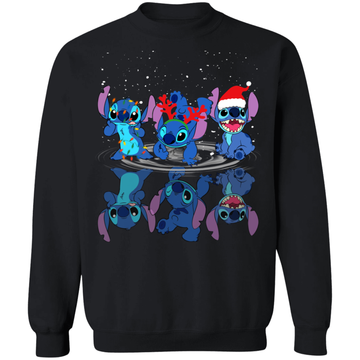 Stitch Dance Crewneck Pullover Sweatshirt