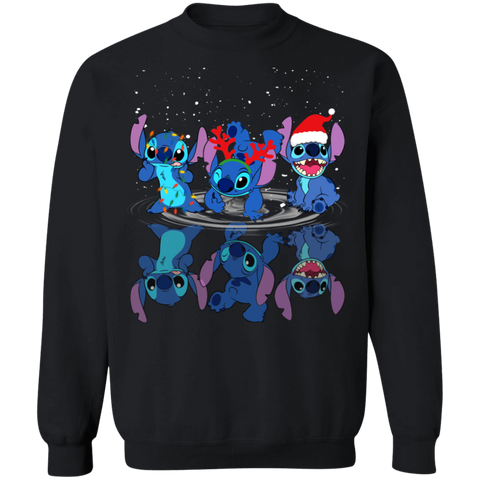 Stitch Dance Crewneck Pullover Sweatshirt