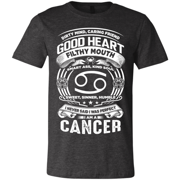 Good Heart Cancer Zodiac Unisex Jersey Short-Sleeve T-Shirt