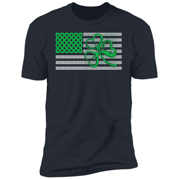 Shamrock American Flag Short Sleeve T-Shirt