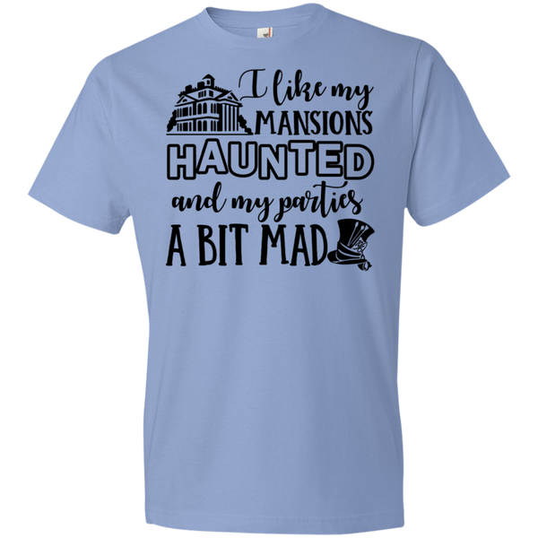 I Like My Mansions Haunted - byPhuc 990B Youth Lightweight T-Shirt 4.5 oz