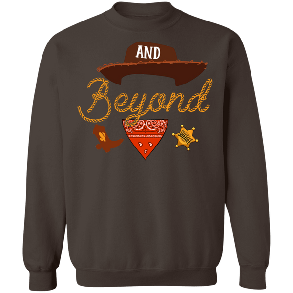 And Beyond Crewneck Pullover Sweatshirt - V1