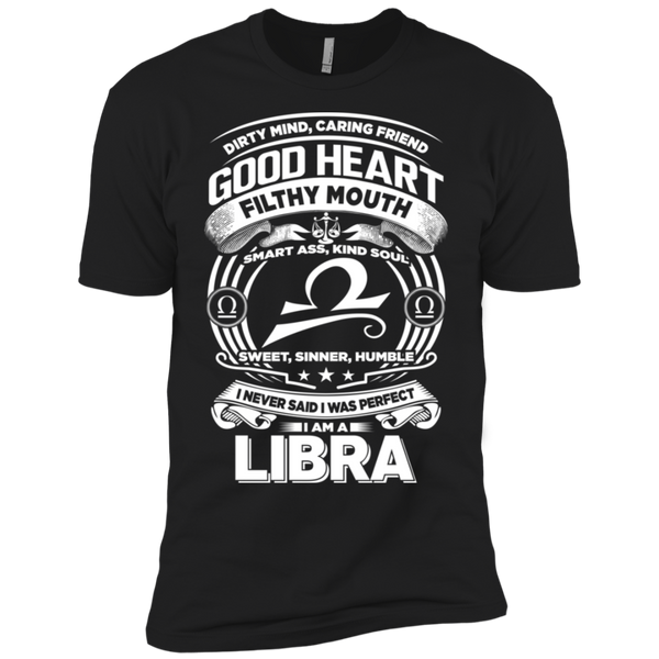 Good Heart Libra Zodiac Premium Short Sleeve T-Shirt