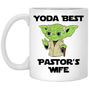 Yoda Best Pastor's Wife Mug