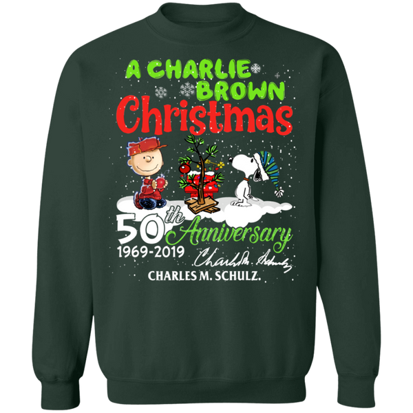 Snoopy 50 years Crewneck Pullover Sweatshirt