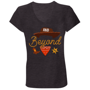 And beyond - byPhuc B6005 Ladies' Jersey V-Neck T-Shirt