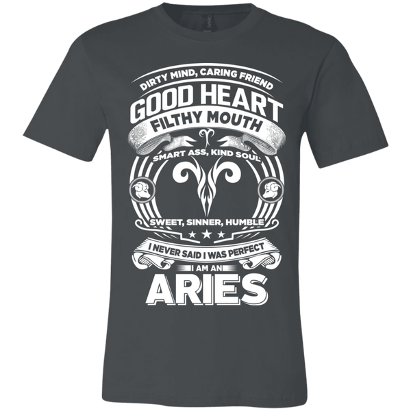 Good Heart Aries Zodiac Unisex Jersey Short-Sleeve T-Shirt