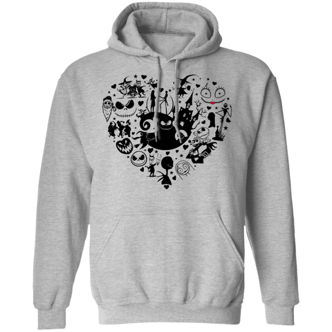 Nightmare Heart Pullover Hoodie 8 oz.