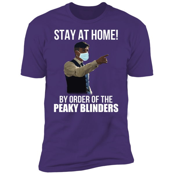 Stay At Home Peaky Blinders Premium Short Sleeve T-Shirt