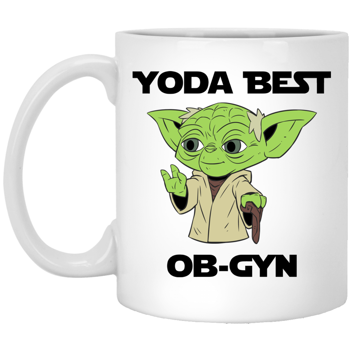 Yoda Best OB-GYN Mug