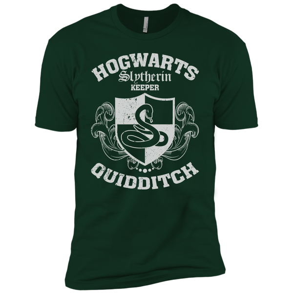 Quidditch Slytherin Keeper Premium Men T-Shirt