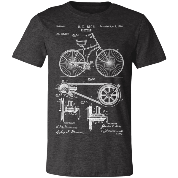 1890 Bicycle Patent Unisex Jersey Short-Sleeve T-Shirt