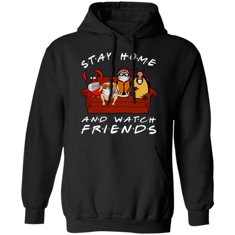 Stay Home And Watch Friends Pullover Hoodie