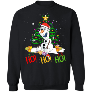 Olaf Ho Ho Ho Crewneck Pullover Sweatshirt - V1 ED
