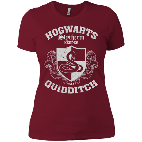 Quidditch Slytherin Keeper Ladies T-Shirt