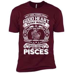 Good Heart Pisces Zodiac Premium Short Sleeve T-Shirt