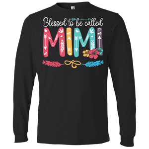 Blessed To Be Called Mimi Lightweight LS T-Shirt