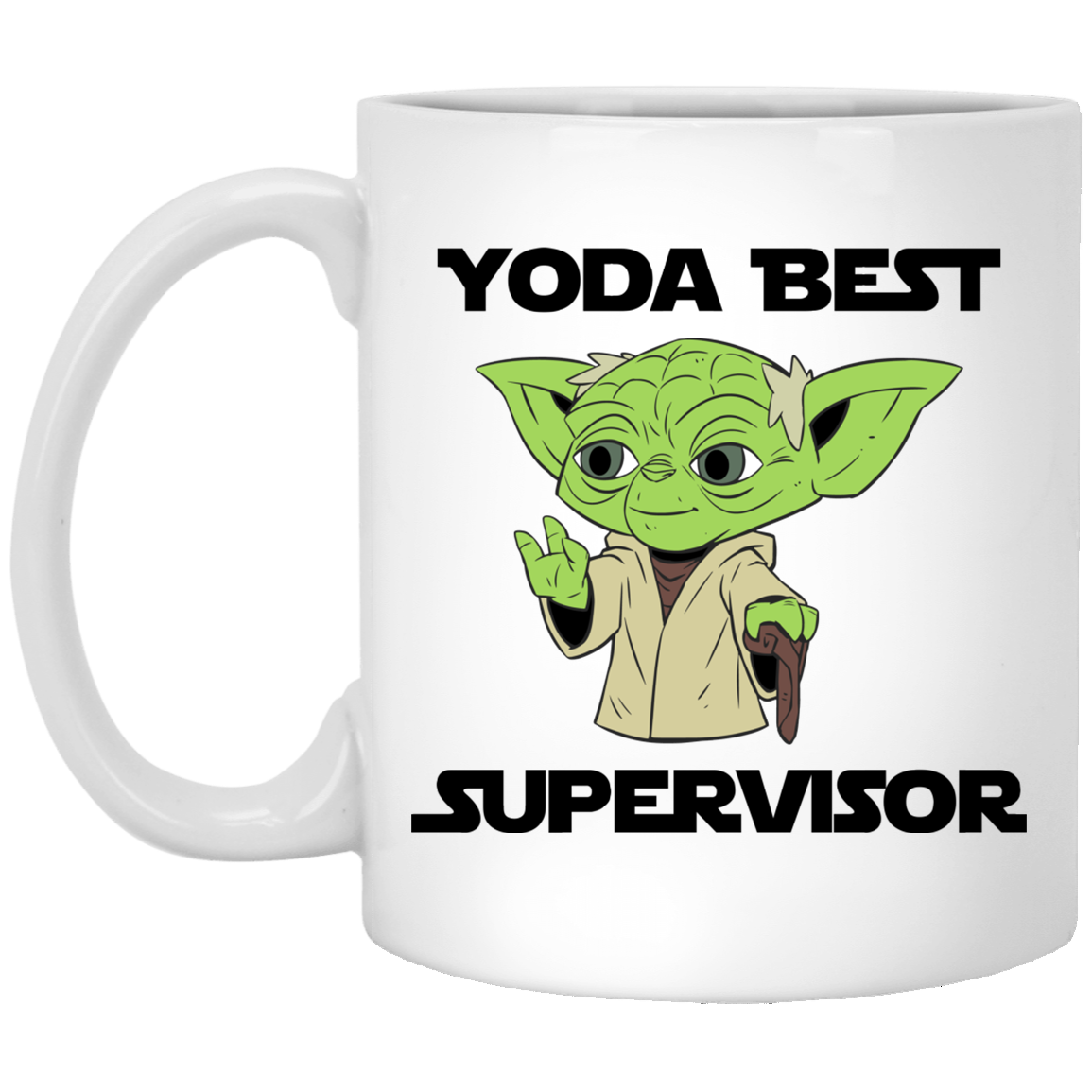 Yoda Best Supervisor Mug