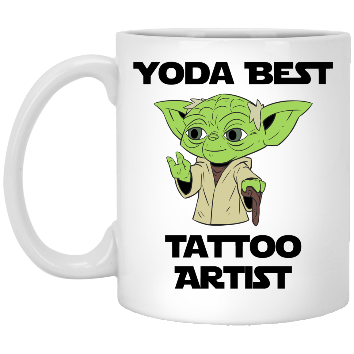 Yoda Best Tattoo Artist Mug