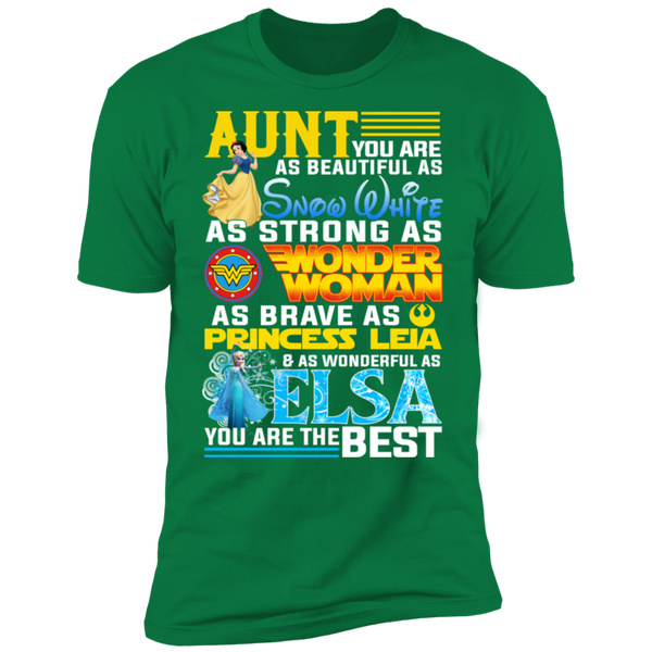 Aunt You Are The Best Premium Short Sleeve T-Shirt