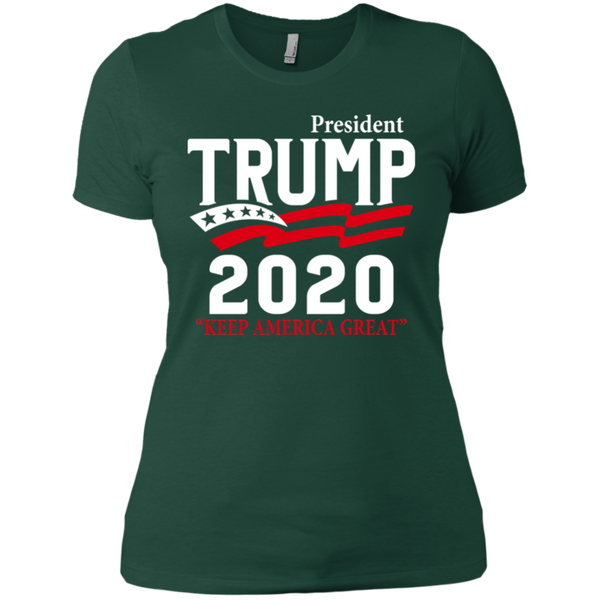 President Trump 2020 Ladies' Boyfriend T-Shirt