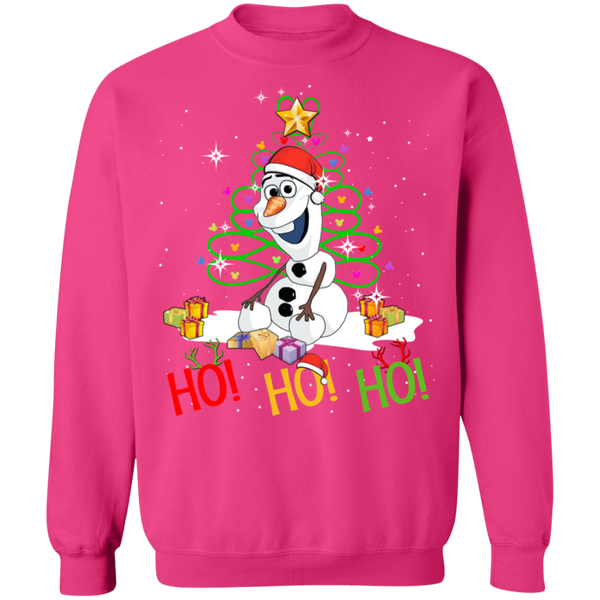 Olaf Ho Ho Ho Crewneck Pullover Sweatshirt - V1 ED