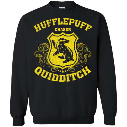 Hufflepuff Chaser Crewneck Pullover Sweatshirt  8 oz.