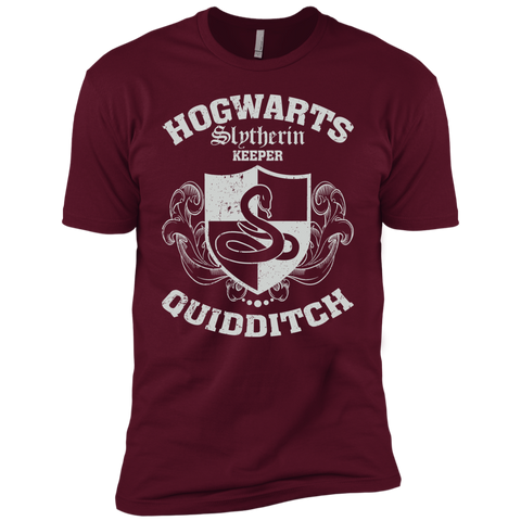 Quidditch Slytherin Keeper Premium Men T-Shirt