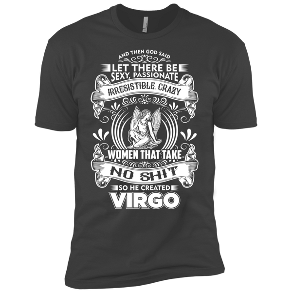 God Created Virgo Premium Short Sleeve T-Shirt